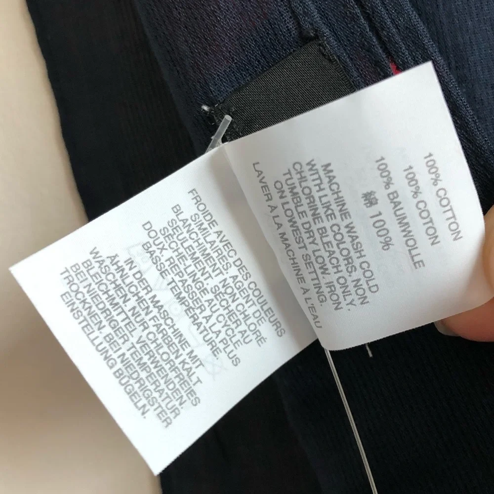 J.Crew Cotton Scarf W/ Embroiled Strawberries